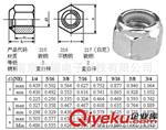 螺栓,螺钉,非标产品 尼龙自锁螺母,自锁盖头螺母,金属防松螺母法兰面
