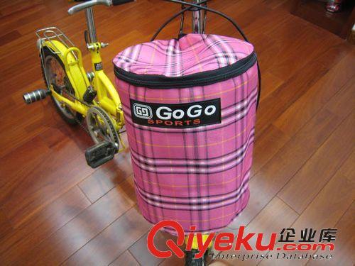 自行车挂篮带盖子帆布厚料布车筐防雨布车篮 多色可选大量批发