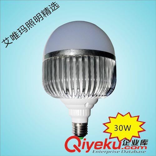 艾维玛球泡系列 厂家直销 大功率LED铝材球泡灯 30WLED工厂大功率球泡灯 LED灯泡