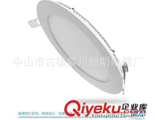 紫川LED面板灯 厂家批发 LED超薄面板灯 2.5寸 面板灯 平板灯 3瓦LED筒灯