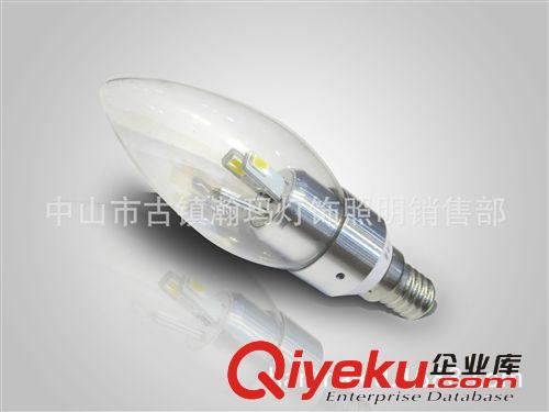 LED球泡 led球泡3W 水晶灯专用E14 外贸出口热销厂家直销特价尖泡拉尾恒流