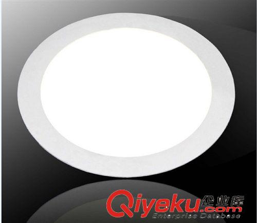 D系列平板 LED超薄面板灯外壳圆形4寸12w侧面发光压铸LED面板灯外壳配件套件