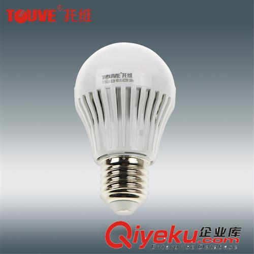 LED球泡灯 特价内塑料+PC球泡灯led TOUVE托维优质E27螺口节能灯 质保两年
