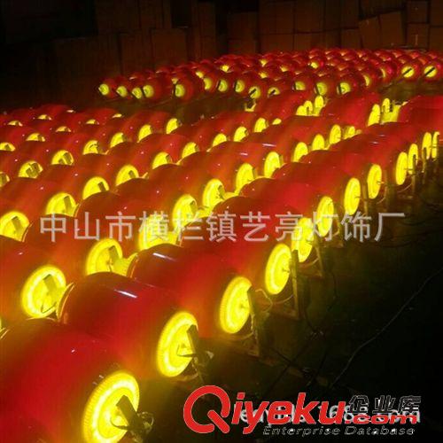 LED中国结系列 路灯杆大灯笼3串+6串大量现货供应 既定既有
