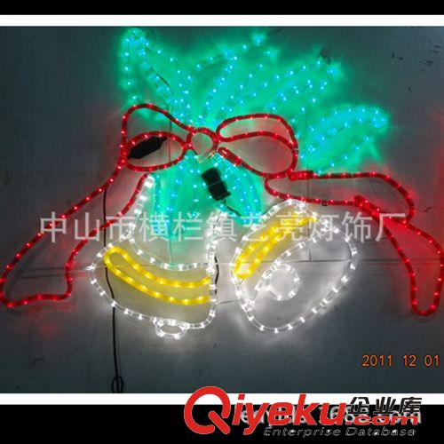 LED圣诞节系列 供应中国外贸图案灯铃铛 守门神铃铛图案