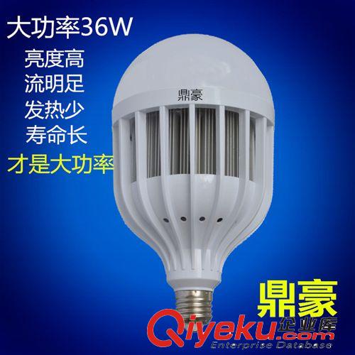 LED塑料球泡 批发 36W大功率led球泡灯 带散热器LED灯泡 恒流带IC塑料球泡灯