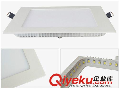 面板灯（配件区） 厂家直销LED面板灯套件 6寸195MM方形面板灯  超薄面板灯配件 15W