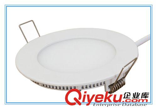 》LED面板灯成品 厂家直供LED超薄圆形面板灯3w/85mm/led精致平板灯外壳 大量现货