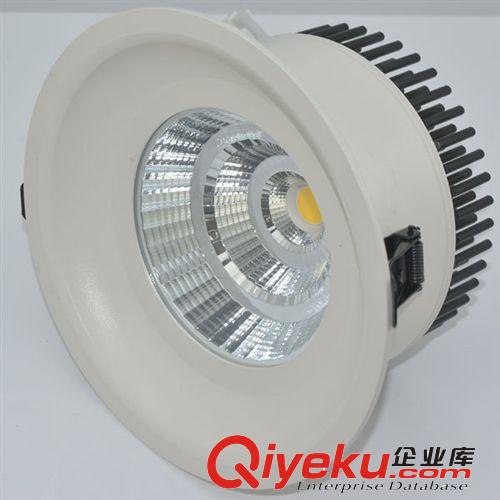 LED COB筒灯 LED筒灯深圳产 商业照明冷锻COB筒灯 LED节能筒灯 8寸 40W COB
