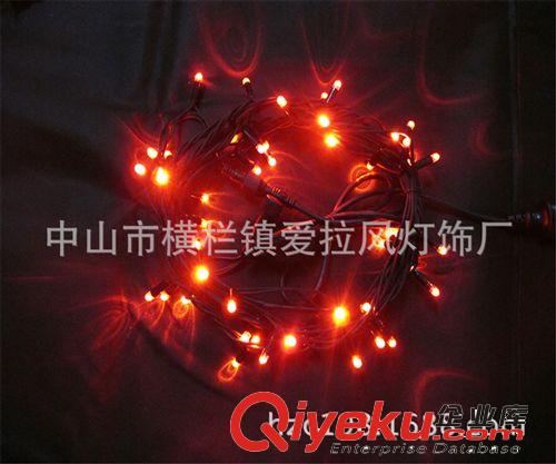 LED泡壳灌胶IP65防水灯串 IP65橡胶线泡壳灌胶LED防水圣诞灯串