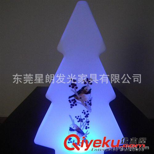 LED发光家居装饰 LED发光圣诞树七彩变换立体彩绘室内装饰户外布景2014新款热卖品
