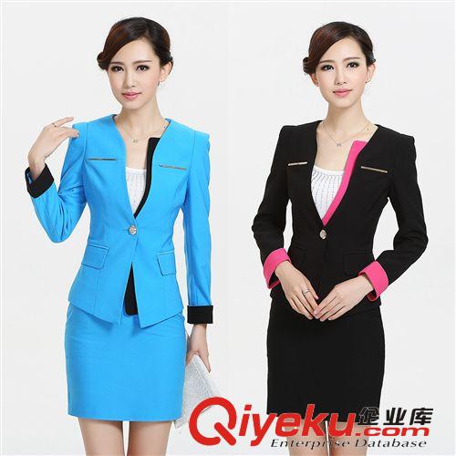 新款上架 职业套装 女裙OL韩版修身时尚女装工作服工装两件套套裙 大码