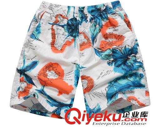 中山厂家专业生产 夏威夷风情韩版大码休闲裤 外贸男士沙滩裤定做