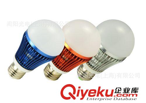LED照明 E27 5W 140度 高亮大功率 球泡灯 灯具 深圳麒升