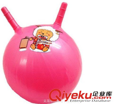 卡通羊角充气球 儿童玩具 2元产品 义乌2元玩具配货中心