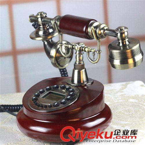 厂家直销仿实木复古电话机 木纹仿古电话 家居礼品 老式电话3101