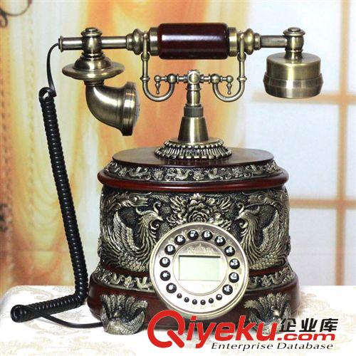 供应欧式 仿古电话，时尚陶瓷 仿古电话，精品树脂  仿古电话5117