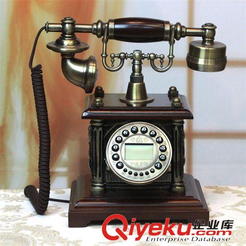 高温陶瓷电话、精品电话、仿古电话、欧式电话机实木款式5101C