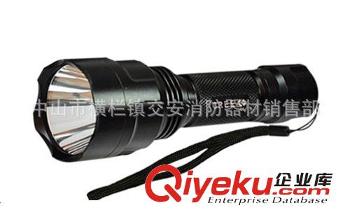 C8强光手电筒充电 进口CREE-Q5 LED灯珠芯 防水 远射 户外夜骑
