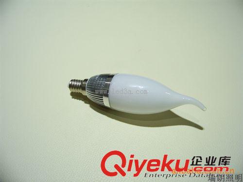 瑞朗新款LED 尖泡外壳3W  LED球泡外壳 LED节能灯 3WE14蜡烛灯