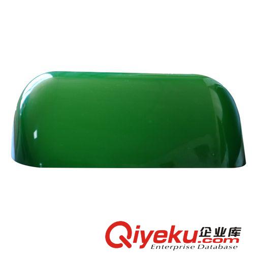 厂家批发定制绿色玻璃灯罩 欧式复古老上海银行灯罩 一级品灯罩
