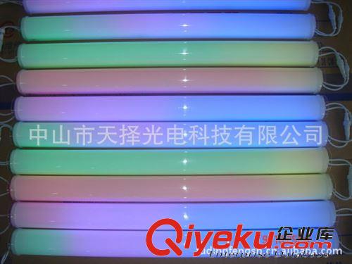 中山厂家供应进口奶白PC数码管 六段外控LED护栏管批发
