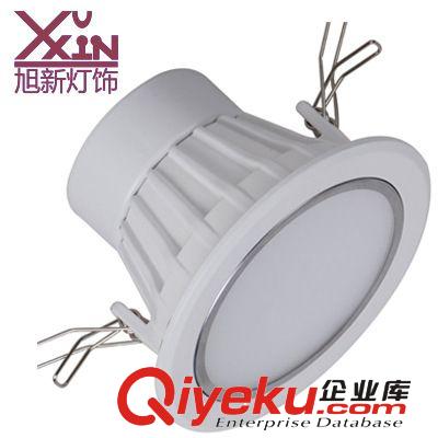 中山古镇厂家 供应LED筒灯外壳 一体话筒灯外壳配件3.5寸