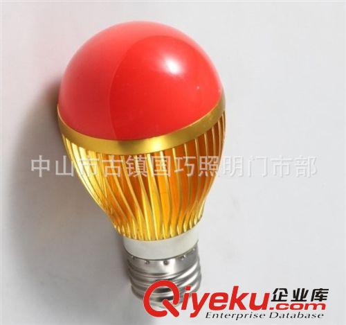 LED球泡，5*1W大功率LED球泡灯，∮60*120MM车铝件外壳，玻璃PC罩