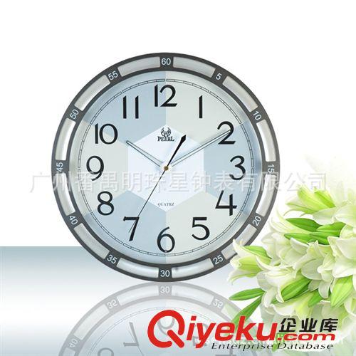 广州明珠星集团 专业生产 钟表 静音挂钟沃尔玛畅销品挂钟PW176