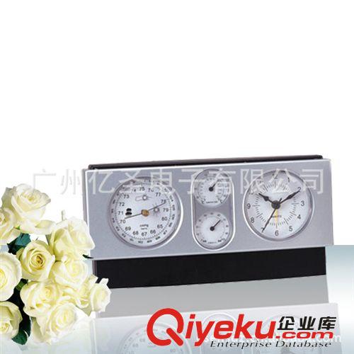 厂家直销温湿钟 气压钟 办公室台钟 指针式气象钟商务礼品PT015