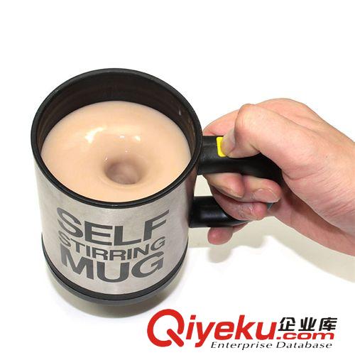 创意自动搅拌咖啡杯带盖电动懒人欧式咖啡杯套装不锈钢马克杯正品