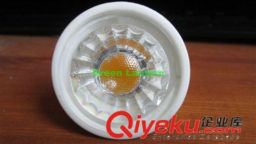 【绿灯侠】GU10 MR16 LED COB陶瓷射灯 5W COB带透镜了出口品质