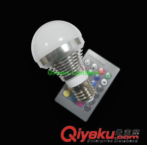 led节能灯 同步控制功能 A60球泡灯 3W RGB球泡灯