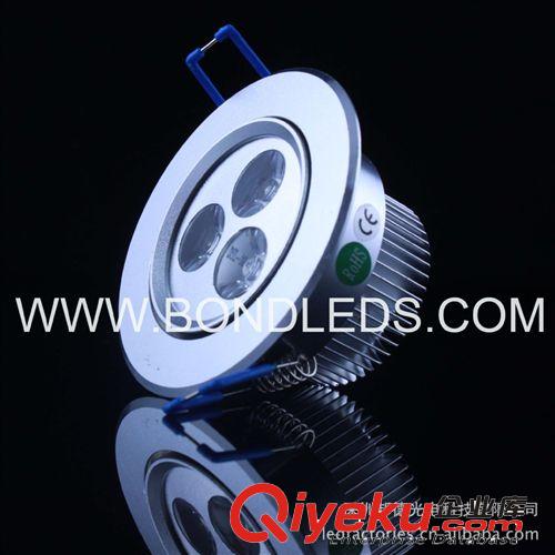供应优质LED天花灯3W，3W|压铸LED天花筒灯 新款筒灯