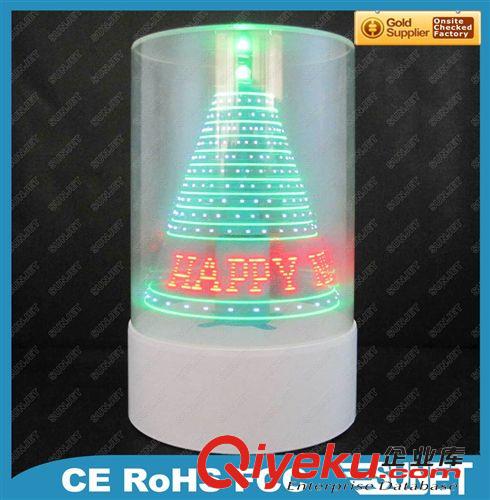 圣诞音乐灯-SJ-F025 音乐LED3D圣诞树/音乐USB发光圣诞树/创意闪光礼品/广告节庆赠品