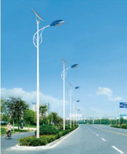 太阳能路灯 新农村改造LED太阳能路灯5米21w24w道路灯户外灯农村道路灯
