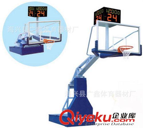 篮球架系列 厂家直销2015最畅销新电动液压篮球架 液压篮球架 成人篮球架