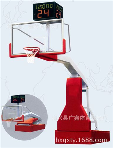 篮球架系列 体育健身器材厂家专业生产供应移动仿液压篮球架 电动液压篮球架