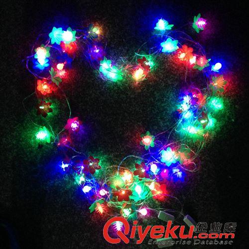 【圣诞节专区】 圣诞节灯串 圣诞树灯饰 彩色灯串 场地装饰布置灯饰 6米20头