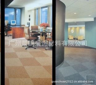 pvc片材地板 办公室专用地毯纹pvc塑胶地板 pvc片材胶地板