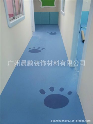 pvc卷材地板 幼儿园早教地胶 弹性环保防滑pvc塑胶卷材地板