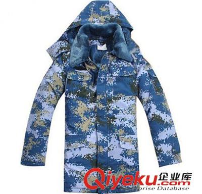 军大衣 批发供应 正品海洋迷彩作训大衣棉大衣07棉服防寒大衣 迷彩服