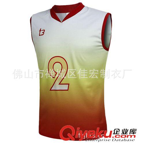 热销产品 排球服生产厂家订制新款排球服 无袖排球服V1222