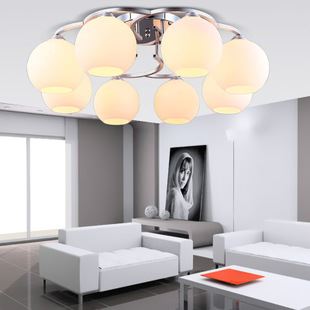 新品速递 现代简约LED艺术水晶吸顶灯 客厅灯具卧室书房餐厅灯饰 YL-005-8