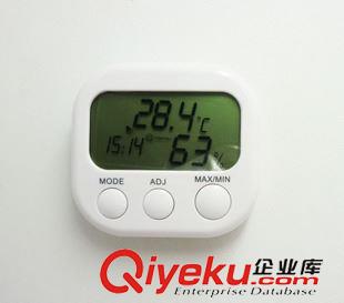 数字式温湿度计 电子温湿度计 数显温度湿度仪 带时钟 TA638