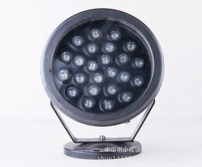 LED投光灯 LED灯具外壳批发 新款LED投光灯外壳 LED圆形投射灯配件  圆形灯