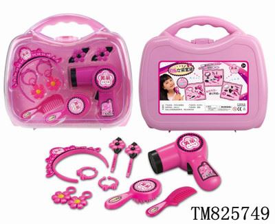 过家家玩具 儿童仿真过家家玩具 电动吹风筒套装 饰品玩具 女孩玩具TM825749