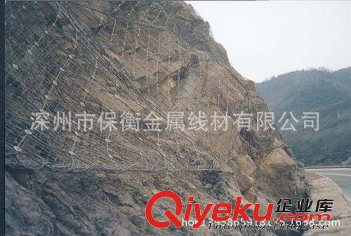 拦山防护网-湛江山体拦石菱形钢丝护坡网