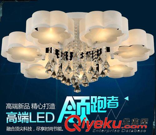 厂家批发 现代简约LED水晶吸顶灯客厅卧室灯饰灯具  质保两年