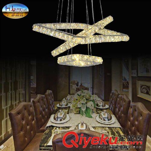 现代简约方形水晶吊灯 LED客厅餐厅灯饰卧室阳台等艺术灯具等包邮
